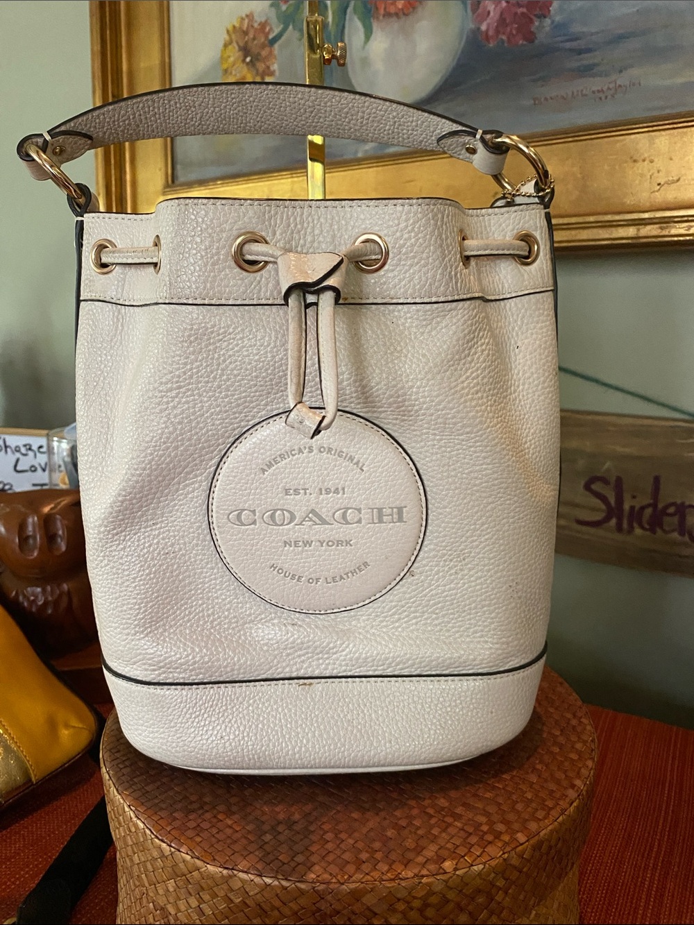Coach Dempsey Drawstring Crossbody Bucket Bag  - #04100